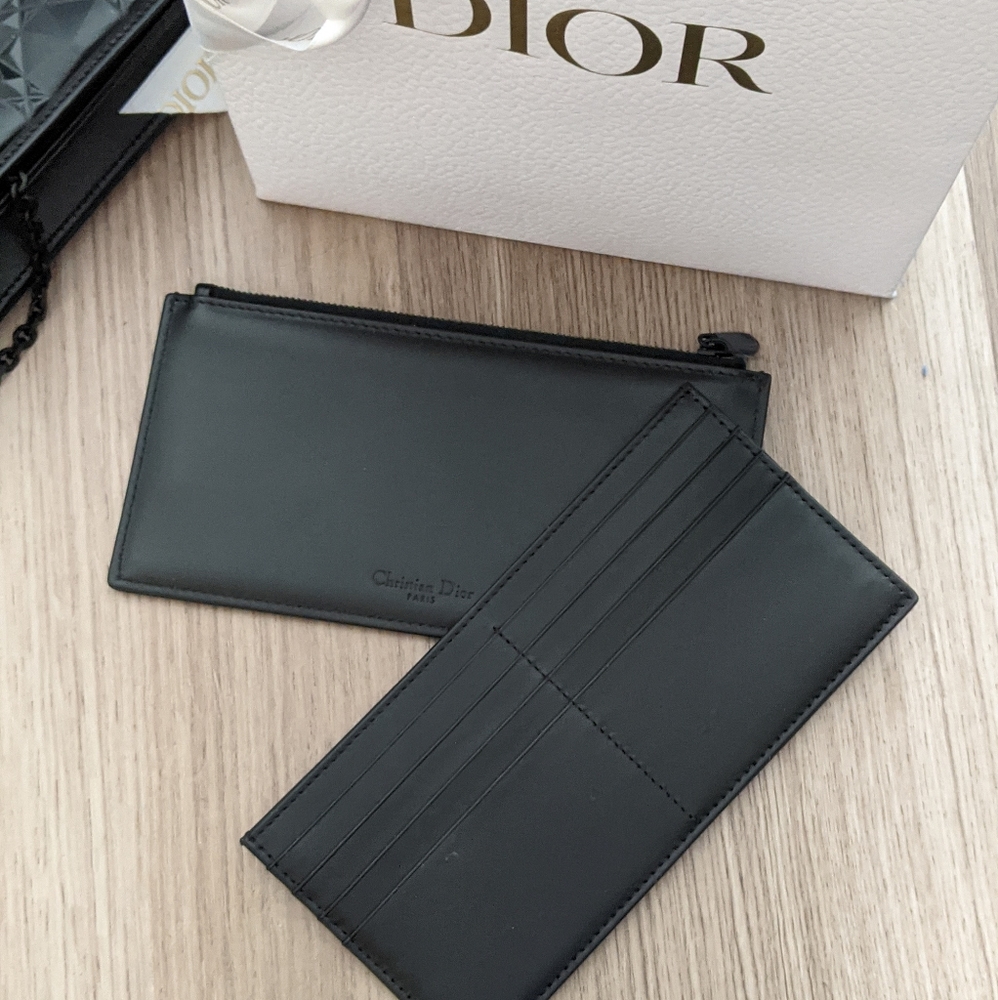 Authentic brand new! Christian Dior pouch and wallet insert
